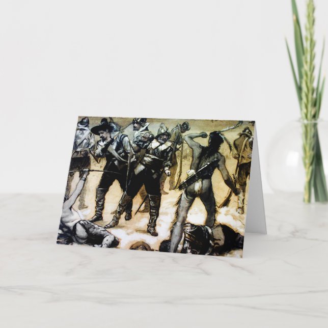 Happy Columbus Day Card Feiertagskarte (Vorderseite)