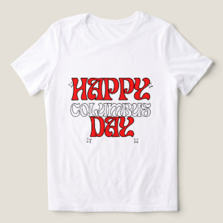 Happy Columbus Day Celebration: Vintag Inspiriert Tri-Blend Shirt
