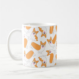 Happy Corgis Niedlicher Welpenhund Kaffeetasse