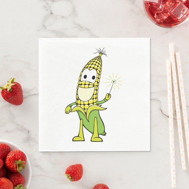 Happy Corn Serviette (Von Creator hochgeladen)