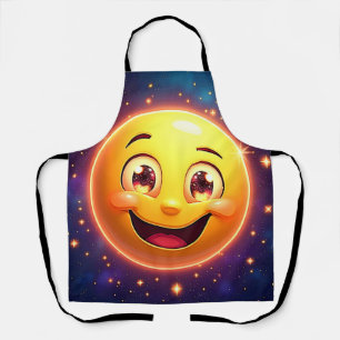 Happy Cosmic Eyes Emoji Schürze