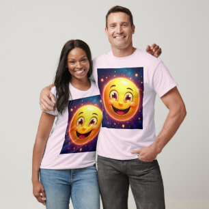 Happy Cosmic Eyes Emoji T-Shirt