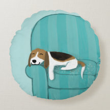 Happy Couch Beagle | Niedlicher Schlafhund | Pet A