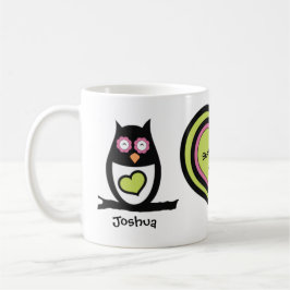 Happy Couple Owl Pair Tasse