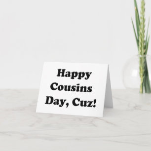 Happy Cousins Day Karte