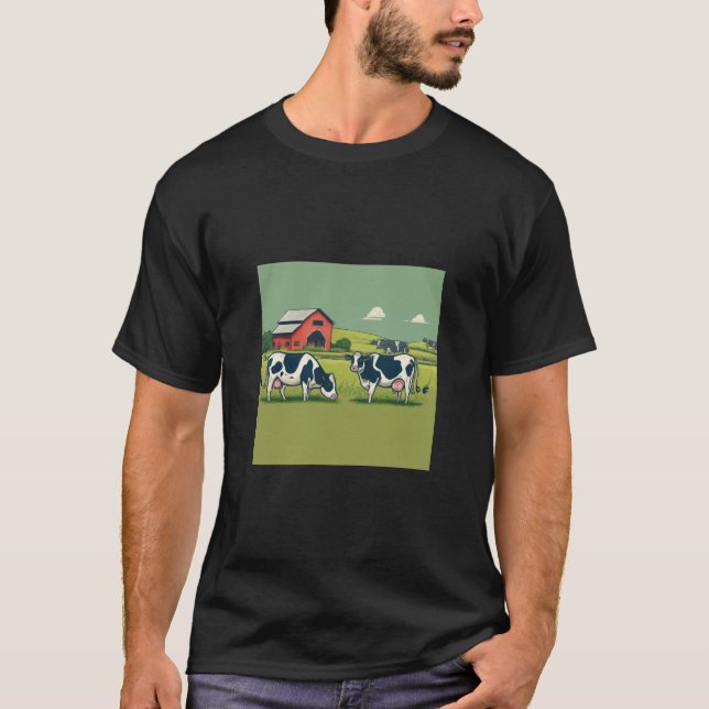 Happy Cow Herd T-Shirt (Vorderseite)