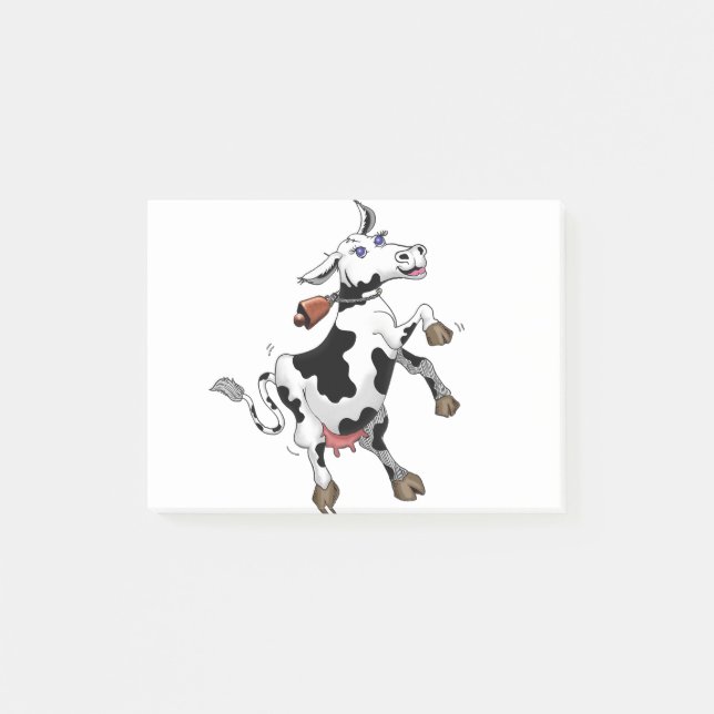 Happy Cow Post-it Klebezettel (Vorderseite)