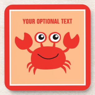 Happy Crab Custom Untersetzer