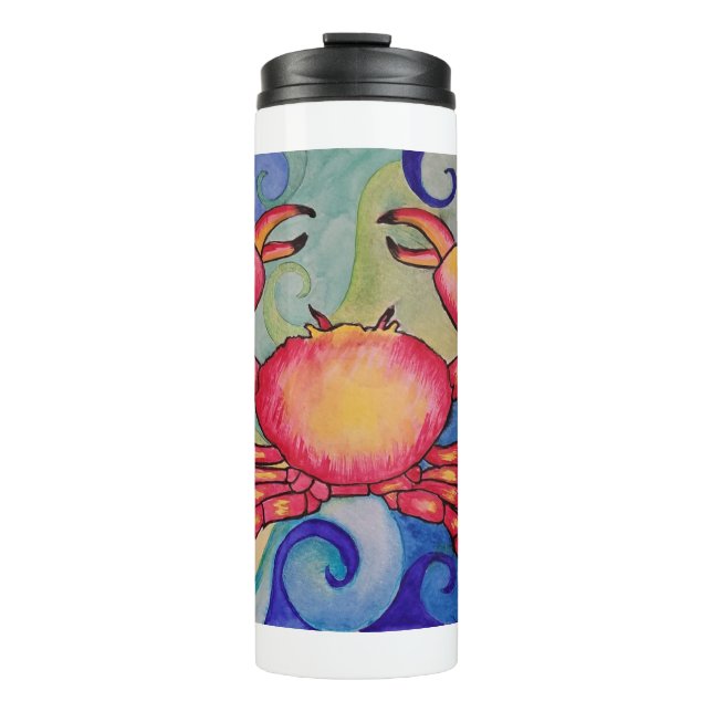 Happy Crab Tumbler Thermosbecher (Vorderseite)