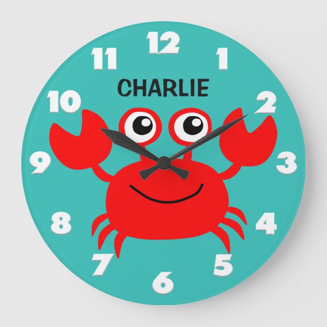 Happy Crab Uhr (Vorderseite)