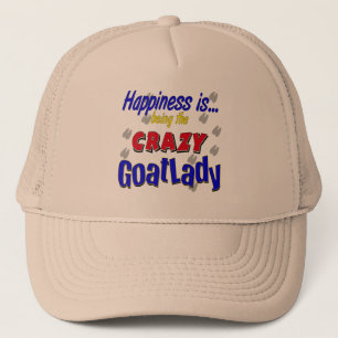 Happy Crazy Goatlady Truckerkappe