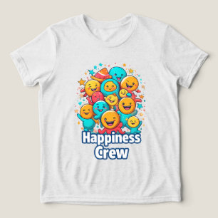 Happy Crew - Niedlicher Smiley Squad Youth T - Shi Tri-Blend Shirt