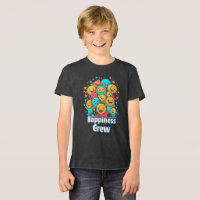 Happy Crew - Niedlicher Smiley Squad Youth T - Shi