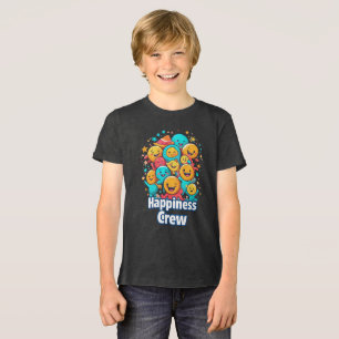 Happy Crew - Niedlicher Smiley Squad Youth T - Shi Tri-Blend Shirt
