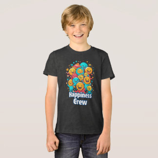 Happy Crew - Niedlicher Smiley Squad Youth T - Shi Tri-Blend Shirt