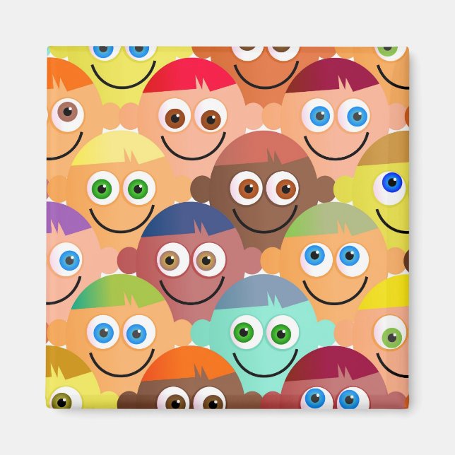 Happy Crowd Magnet (Vorne)