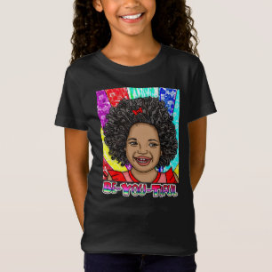 Happy Curls   Digitale Kunst   Afrikanisch-amerika T-Shirt