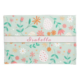 Happy Customize Ostereier Blüte Kissenbezug