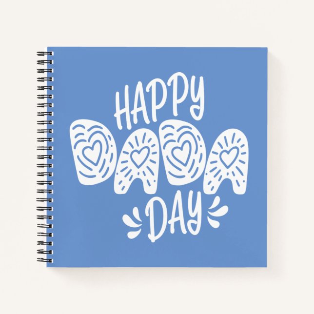 Happy Dada Day Happy Vatertag | Notebook Notizbuch (Vorderseite)