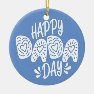 Happy Dada Day Happy Vatertag   Ornament