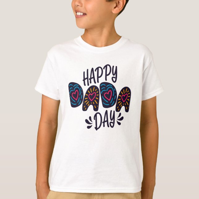 Happy Dada Day Happy Vatertag | SHIRT (Vorderseite)