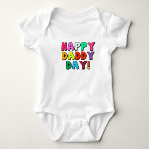 Happy Daddy Day Baby Strampler