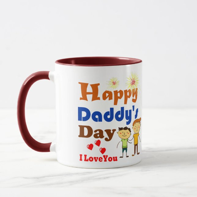 Happy Daddy's Day Tasse (Links)