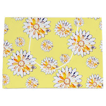 Happy Daisies on Yellow