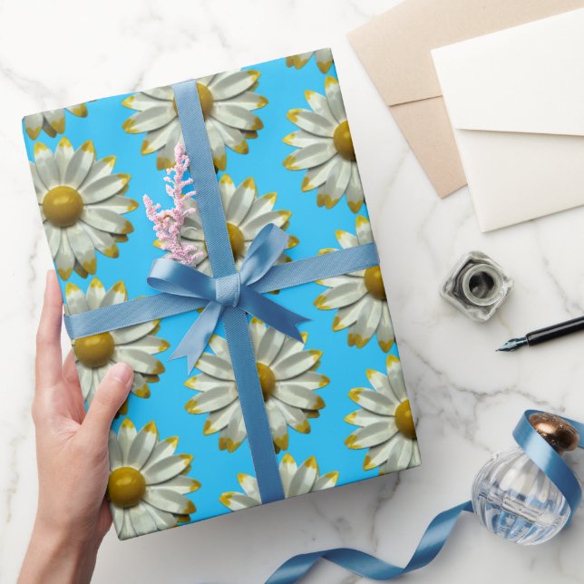 Happy Daisy Blume - Blumenfrühlingsblüte Geschenkpapier (Schenken)