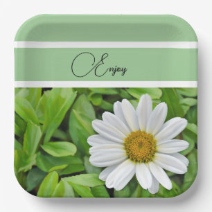 Happy Daisy - Papierplatte Pappteller