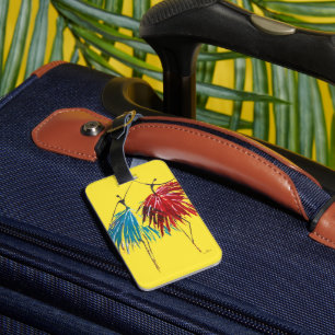 Happy Dance Acrylic Luggage Tag Gepäckanhänger