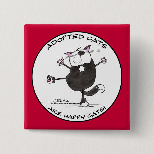 Happy Dance Cat Button