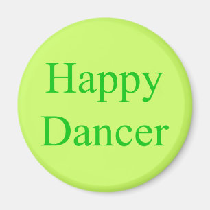 Happy Dancer Green Magnet