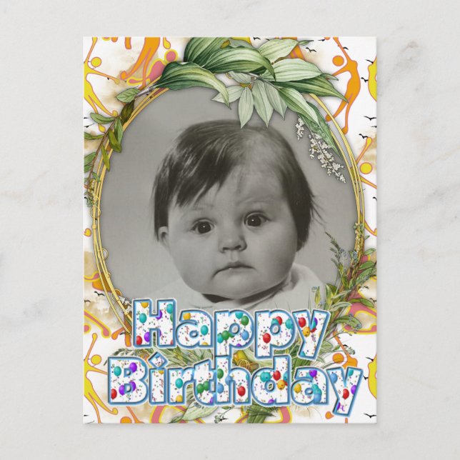 Happy Dancing Yoga Girls Ankündigung Postkarte (Vorderseite)