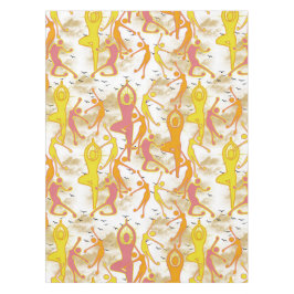 Happy Dancing Yoga Girls Tischdecke