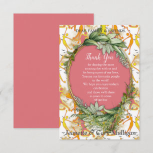 Happy Dancing Yoga Girls vielen Dank RSVP Karte