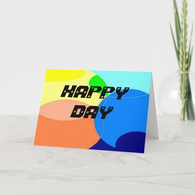 Happy Day Card Feiertagskarte (Vorderseite)