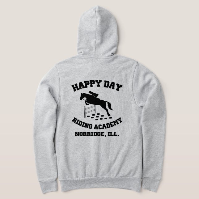 Happy Day Stables, Riding Academy, Norridge, IL Hoodie (AblageHinten)