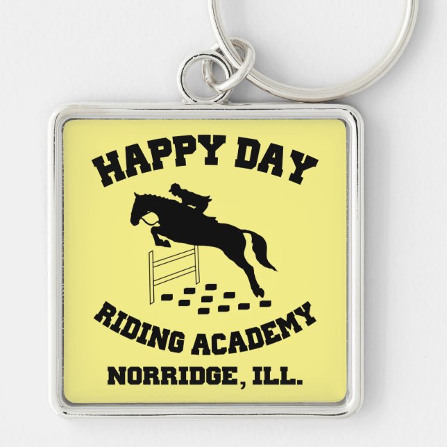 Happy Day Stables, Riding Academy, Norridge, IL Schlüsselanhänger (Vorne)