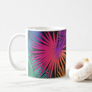 Happy Day Travel Tropical Palm Blätter Jungle Kaffeetasse