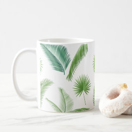 Happy Day Travel Tropical Palm Blätter Jungle Kaffeetasse