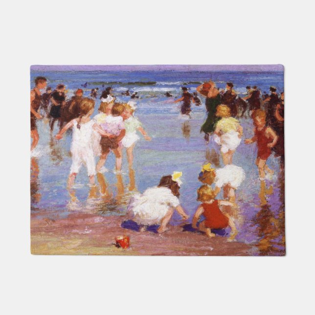 Happy Days am Strand Fußmatte (Vorderseite)