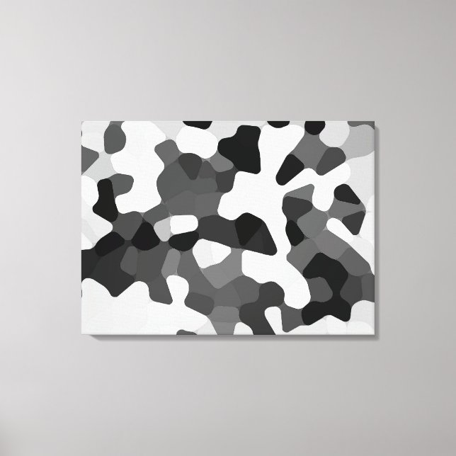 Happy Days B&W by RRW 2025 Leinwanddruck (Vorderseite)