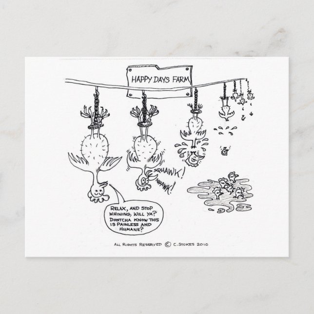 Happy Days Farm Postkarte (Vorderseite)