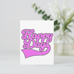 Happy Days Feiertagspostkarte