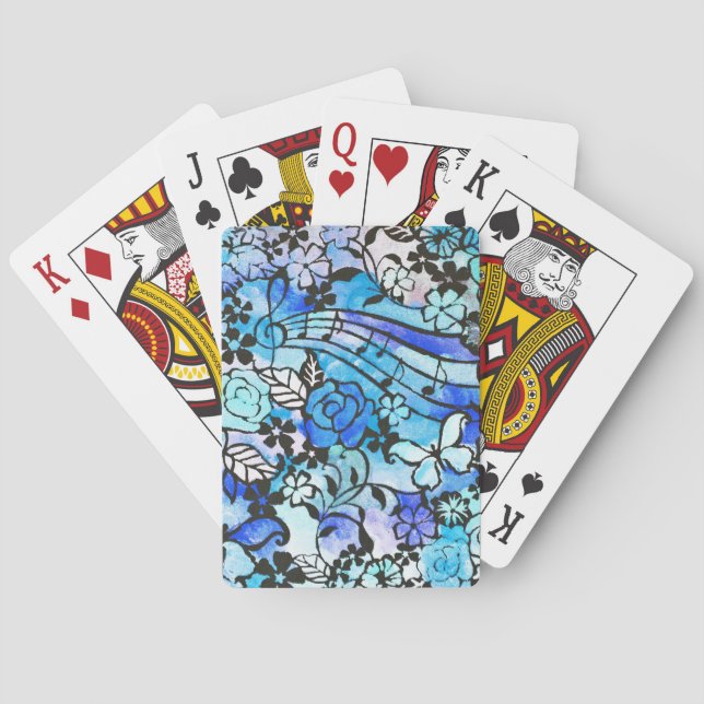 Happy Days sind wieder hier und spielen Karten Spielkarten (Rückseite)