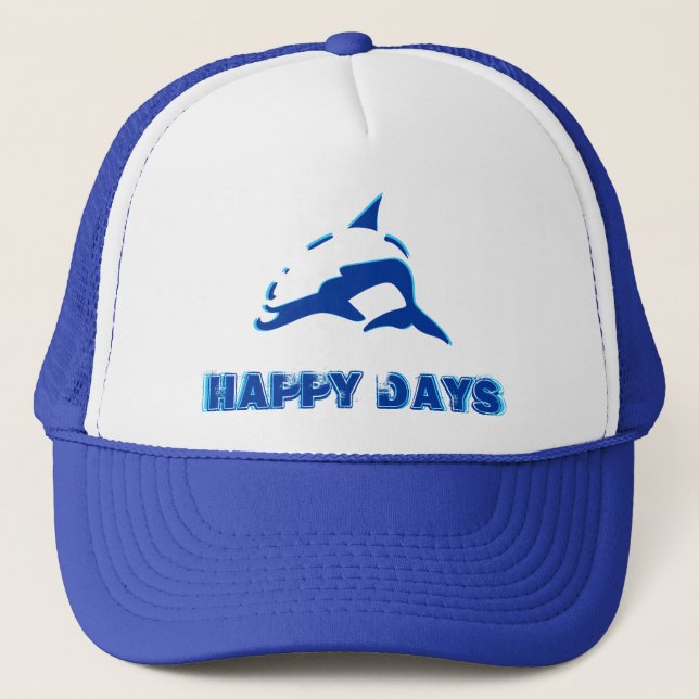 Happy Days Truckerkappe (Vorderseite)