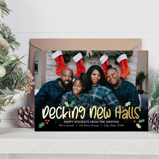 Happy Decking FOIL Holiday Moving Ankündigung (Von Creator hochgeladen)