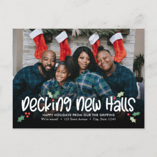 Happy Decking Holiday Moving Ankündigung Postkarte