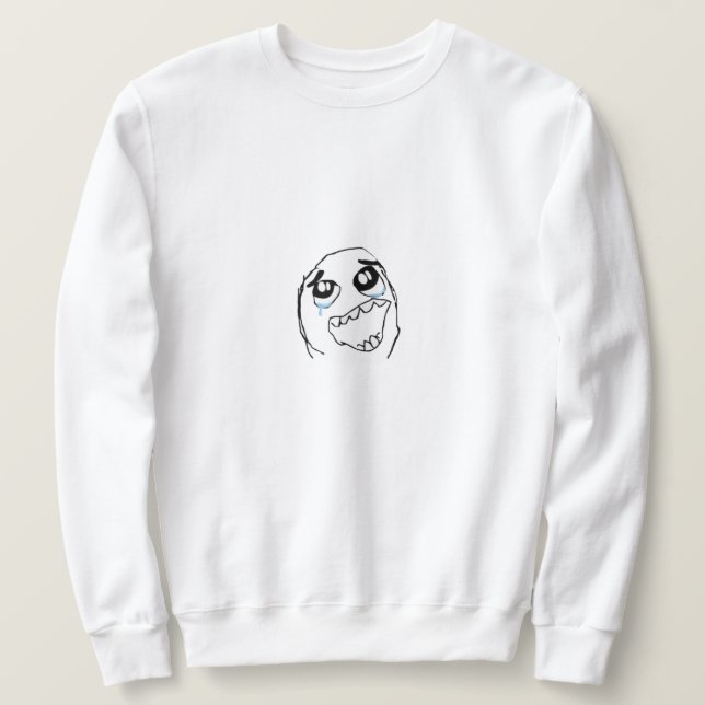 Happy Derp Meme Sweatshirt (Design vorne)